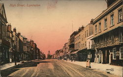 High Street Lymington, England Hampshire Postcard Postcard