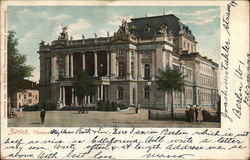 Theater Zurich, Switzerland Postcard Postcard