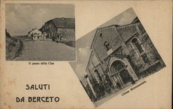 Saluti da Berceto Italy Postcard Postcard