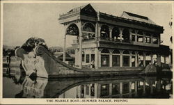 The Marble Boat - Summer Palace, Peiping Beijing, China Postcard Postcard