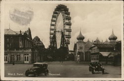 Riesenrad Vienna, Austria Postcard Postcard