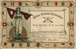Zurich Cantonal Shooting Fest Postcard