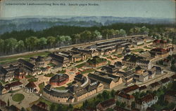 Swiss Bern Exhibition, 1914. View to the north Switzerland Postcard Postcard