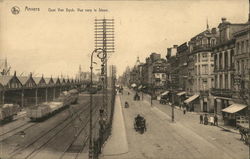 Quai Van Dyck Antwerp, Belgium Benelux Countries Postcard Postcard