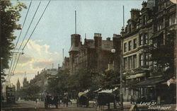 Lord Street Southport, England Lancashire Postcard Postcard