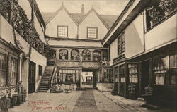 New Inn Hotel Gloucester, England Gloucestershire Postcard Postcard