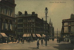 Market Street Bradford, England Yorkshire Postcard Postcard