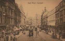 Lord Street Liverpool, England Merseyside Postcard Postcard