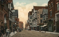 Eastgate Street Chester, England Cheshire Postcard Postcard