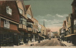 High Street Salisbury, England Wiltshire Postcard Postcard