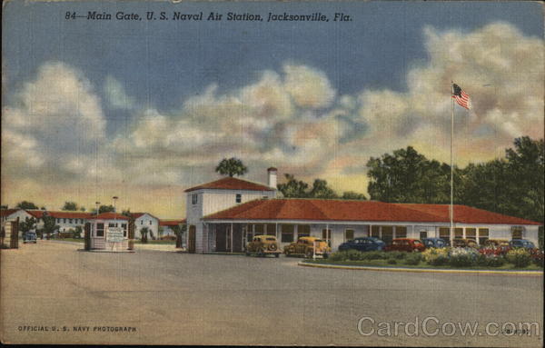 Main Gate, U.S. Naval Air Station Jacksonville Florida