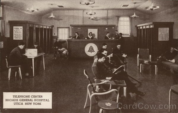 Telephone Center, Rhoads General Hospital Utica New York