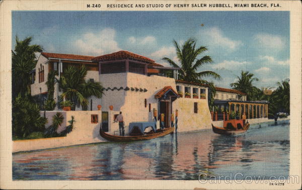 Residence and Studio of Henry Salem Hubbell Miami Beach Florida