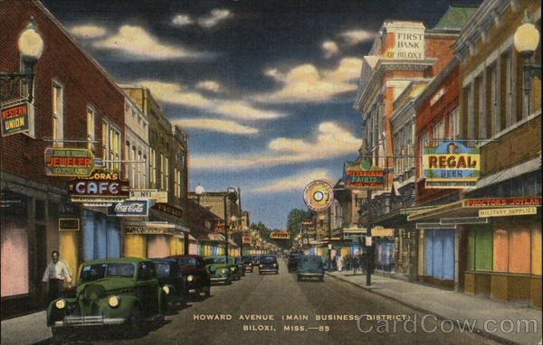 Howard Avenue (Main Business District) Biloxi Mississippi