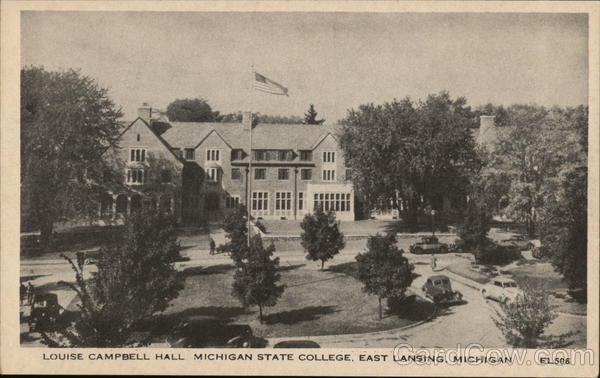 Louise Campbell Hall, Michigan State College East Lansing