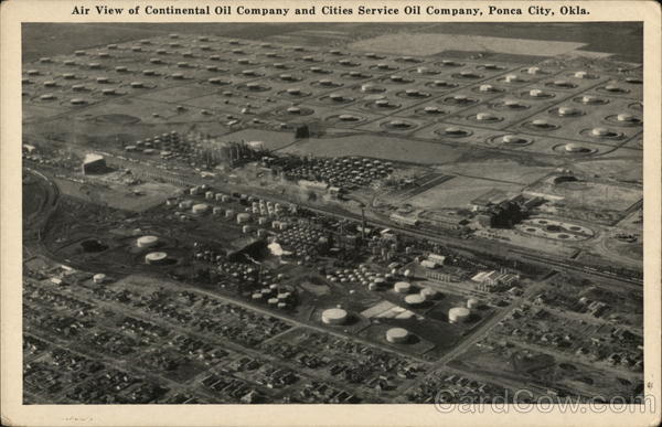 Air View Ponca City Oklahoma