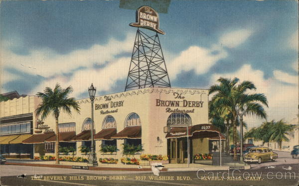 Brown Derby Restaurant Beverly Hills California