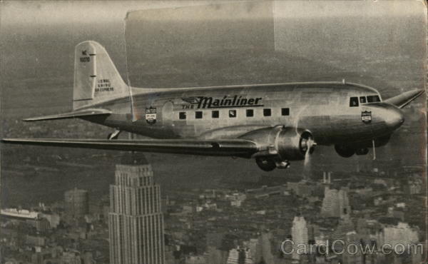 United Air Lines Skylounge Aircraft