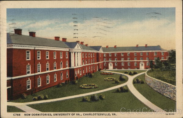 New Dormitories, University of VA Charlottesville Virginia