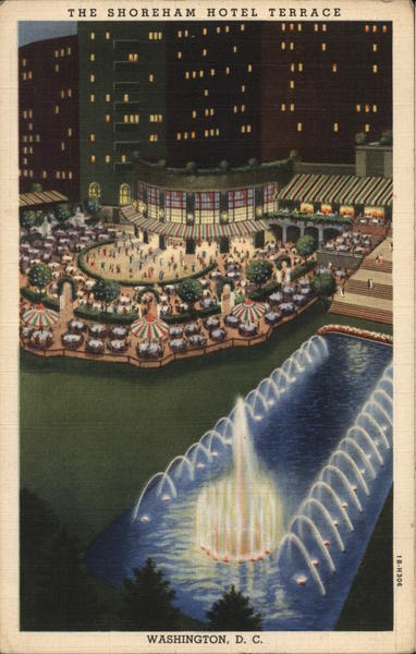 The Shoreham Hotel Terrace Washington District of Columbia