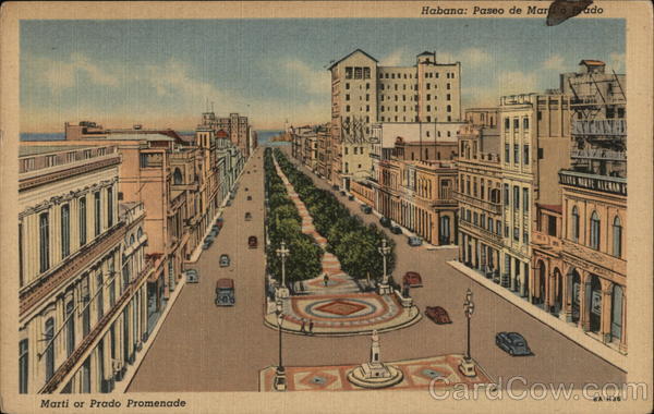 Marti or Prado Promenade Havana Cuba