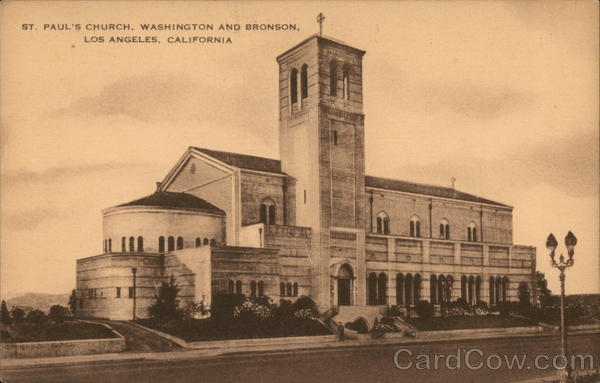 St. Paul's Church, Washington and Bronson Los Angeles California