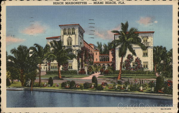 Beach Maisonettes Miami Beach Florida