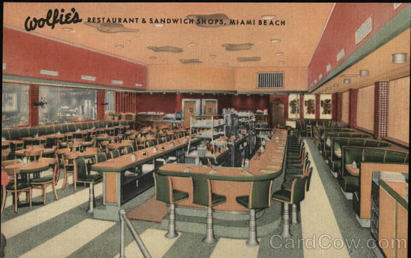 Wolfie's Restaurant & Sandwich Shops Miami Beach Florida