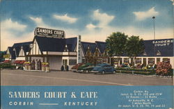 Sanders Court & Cafe Postcard