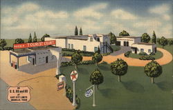 Pueblo Tourist Court Postcard