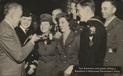 Tom Breneman and Guests Postcard