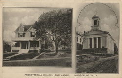 Presbyterian Church and Manse Monticello, NY Postcard Postcard Postcard