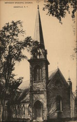 Methodist Episcopal Church Keeseville, NY Postcard Postcard 