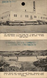 Grand Coulee Dam Continental Hotel Postcard