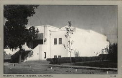 Masonic Temple Madera, CA Postcard Postcard Postcard