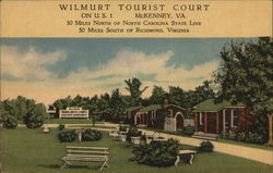 Wilmurt Tourist Court McKenney, VA Postcard Postcard Postcard