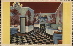 Hotel Highland Springfield, MA Postcard Postcard Postcard