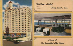 Wilton Hotel Long Beach, CA Postcard Postcard Postcard