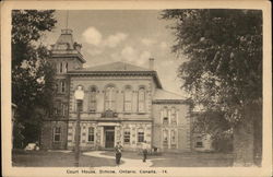 Court House, Simcoe Ontario, Canada Misc. Canada Postcard Postcard Postcard