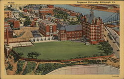 Duquesne University Pittsburgh, PA Postcard Postcard Postcard