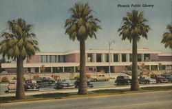 Phoenix Public Library Arizona Postcard Postcard Postcard