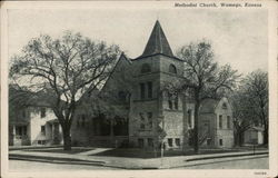 Methodist Church Wamego, KS Postcard Postcard Postcard