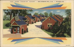 The Oaks Tourist Court Postcard