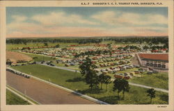 Sarasota T. C. T. Tourist Park Florida Postcard Postcard Postcard