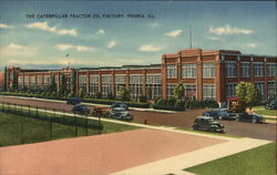 The Caterpillar Tractor Co. Factory Postcard