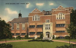 Union Building, Michigan State College Postcard