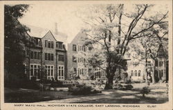 Mary Mayo Hall, Michigan State College Postcard