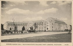 Steven Mason Hall, Michigan State College Postcard