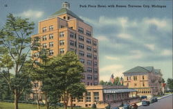 Park Place Hotel with Annex Postcard