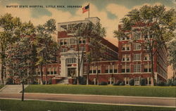 Baptist State Hospital Little Rock, AR Postcard Postcard Postcard